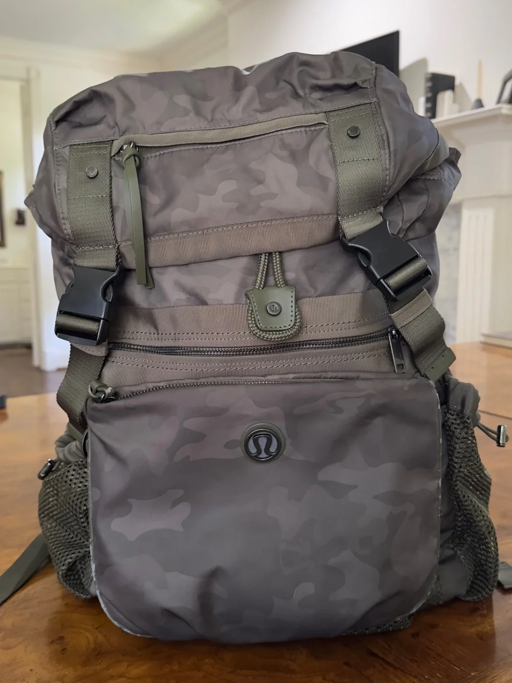 Lululemon Rucksack Camo Backpack EDC Yoga mat Laptop bag travel Tactical
